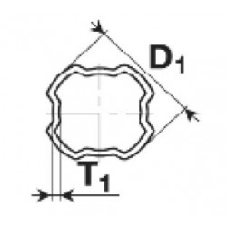 TUBE QUADRILOBE INT RILSAN...